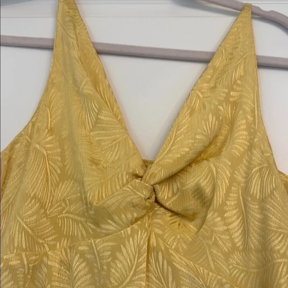 NWOT Elegant Yellow Sleeveless Dress